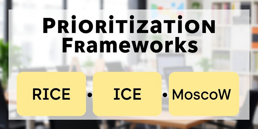 RICE, ICE, MoSCoW: Choosing the Right Prioritization Framework